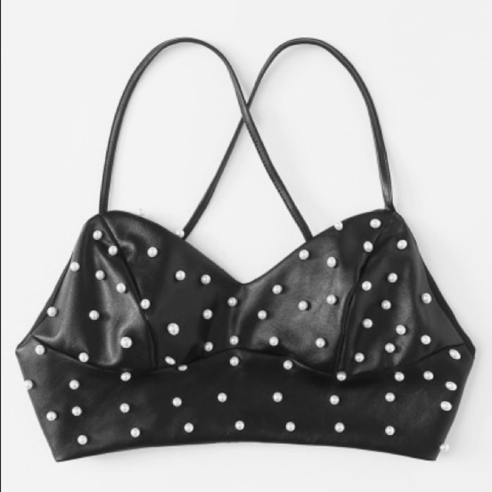Leather Bra